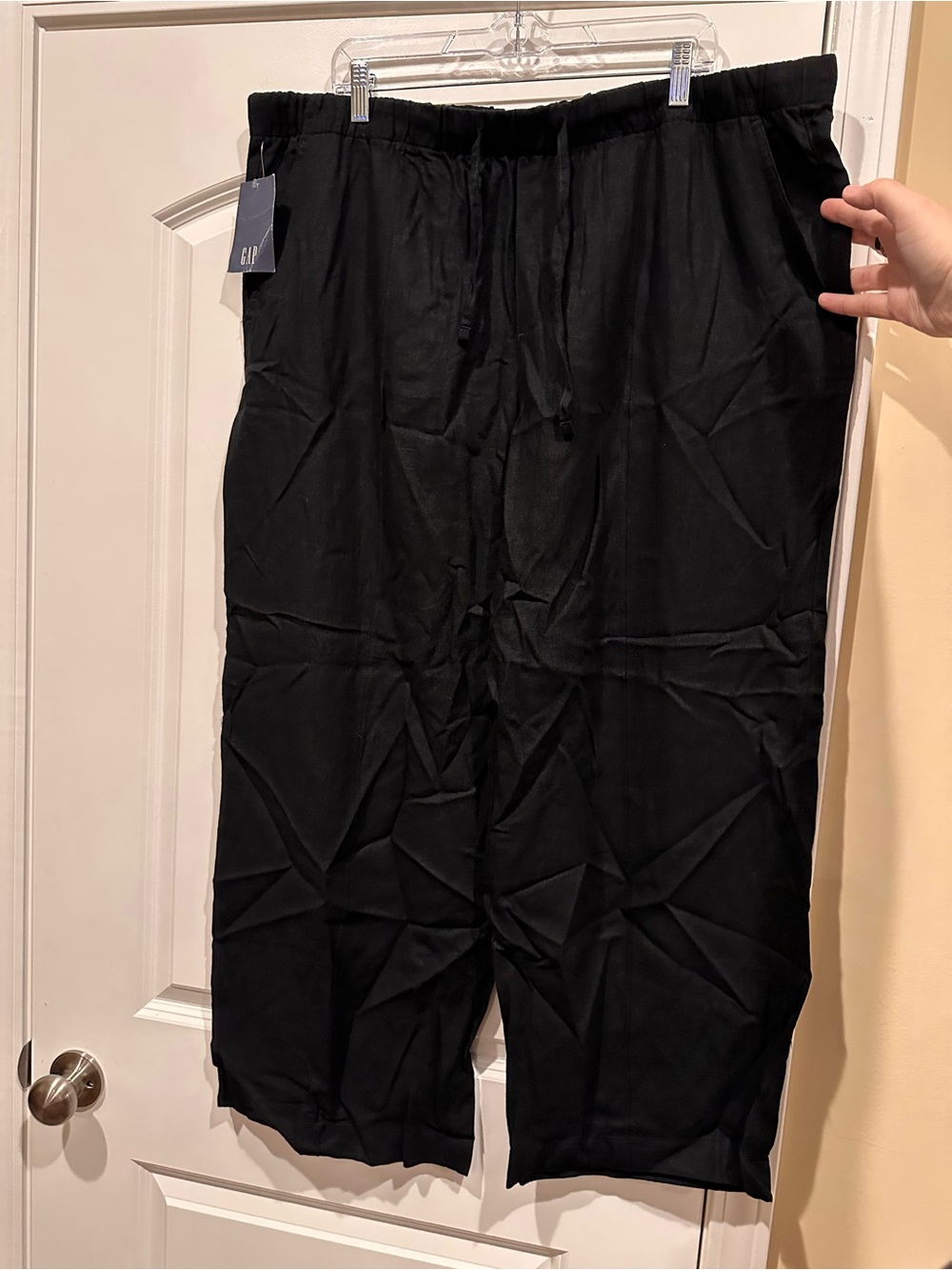 GAP Women’s Linen Pull-On Pants XXL